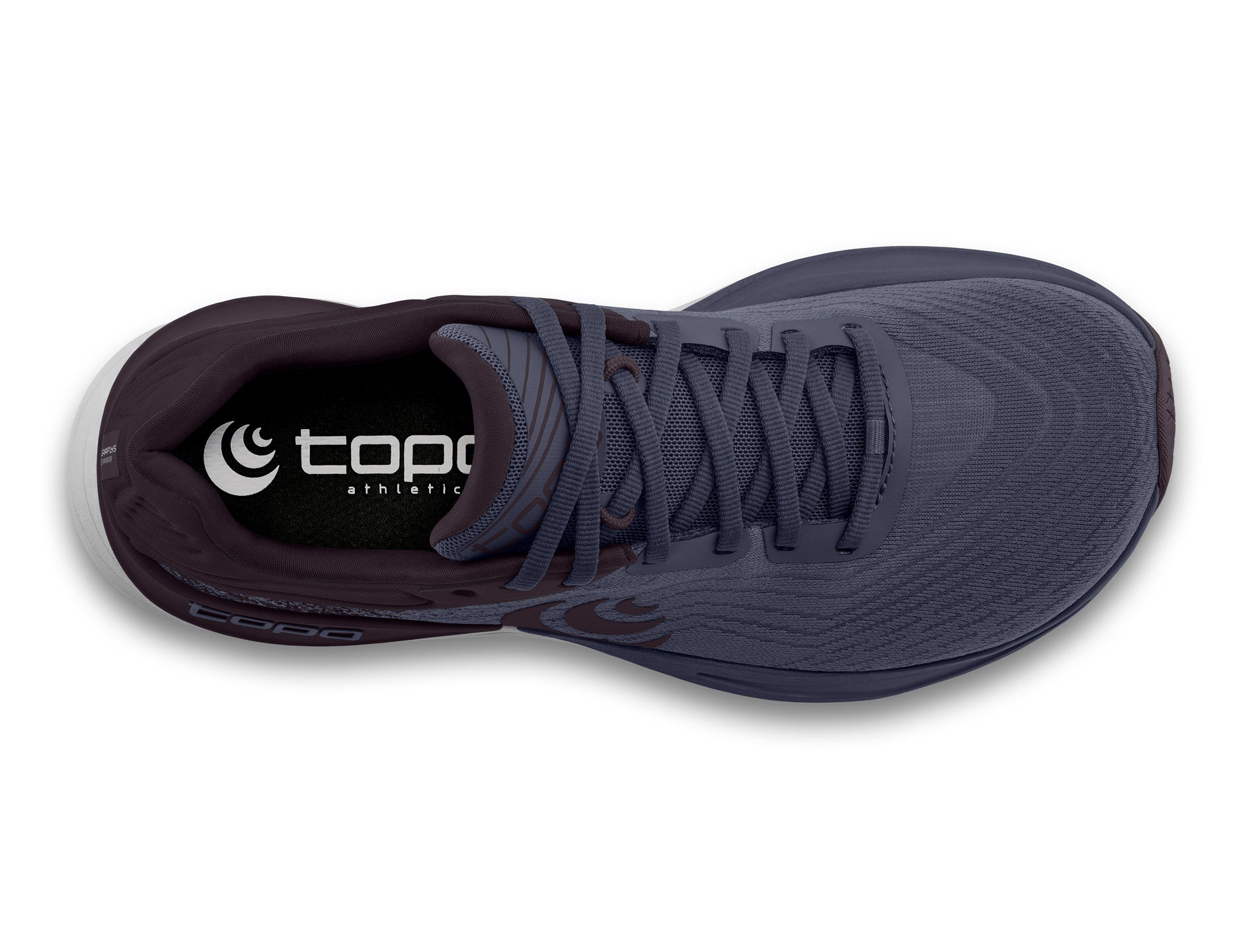 Product close up of Purple & Grey Women's daily road running shoes.