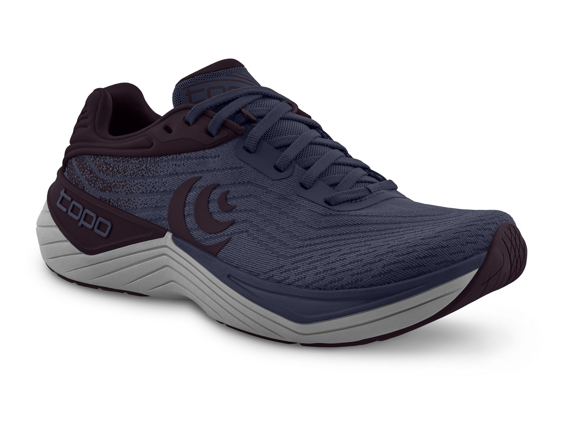 Product close up of Purple & Grey Women's daily road running shoes.