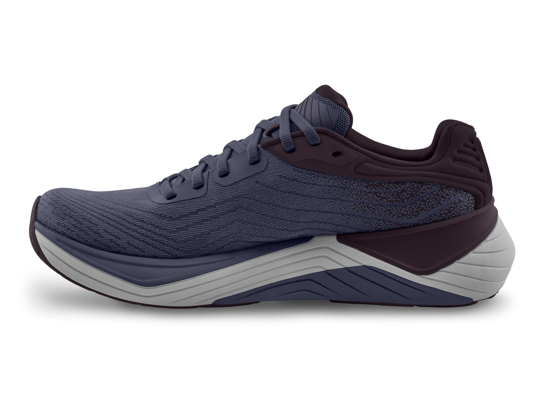 Product close up of Purple & Grey Women's daily road running shoes.